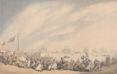 1797年のグレートヤーマスへの艦隊の帰還